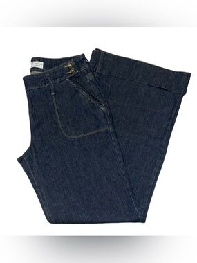 Old Navy Dark Blue Wide Leg Jeans